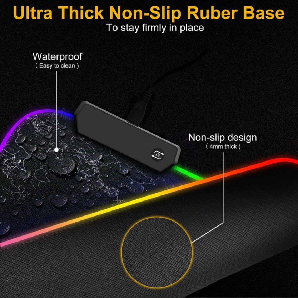 Ultimate XL Extended LED Mouse Pad